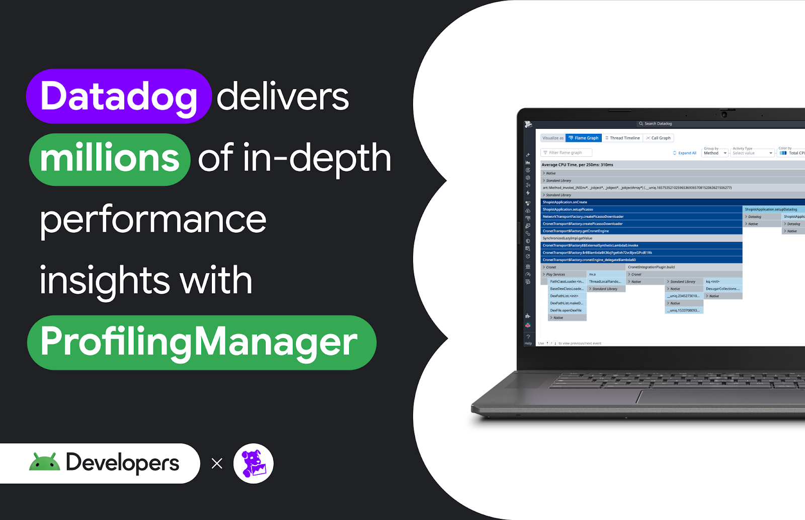Enhancing Mobile Performance Insights with Datadog's ProfilingManager