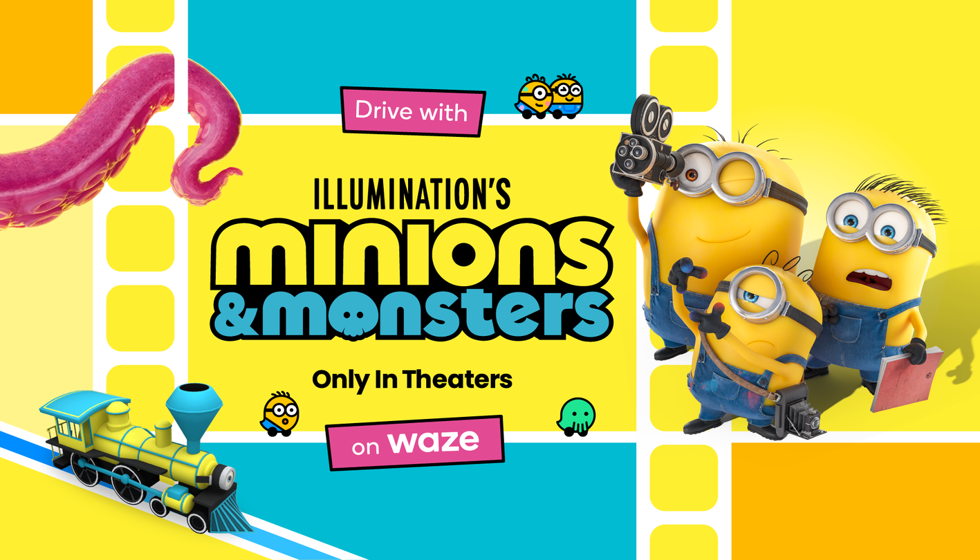 Transform Your Commute with Waze's Minions & Monsters Update