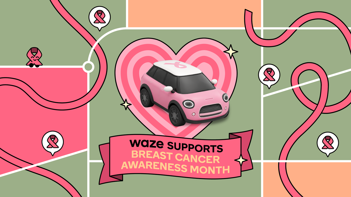 Waze Launches Features for Breast Cancer Awareness Month